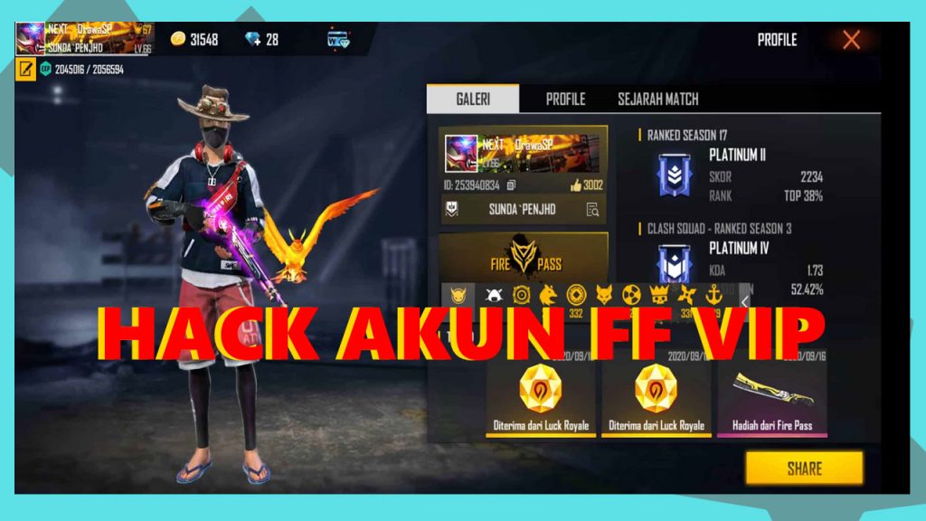 √ Apk Hack Akun FF Vip No Pw