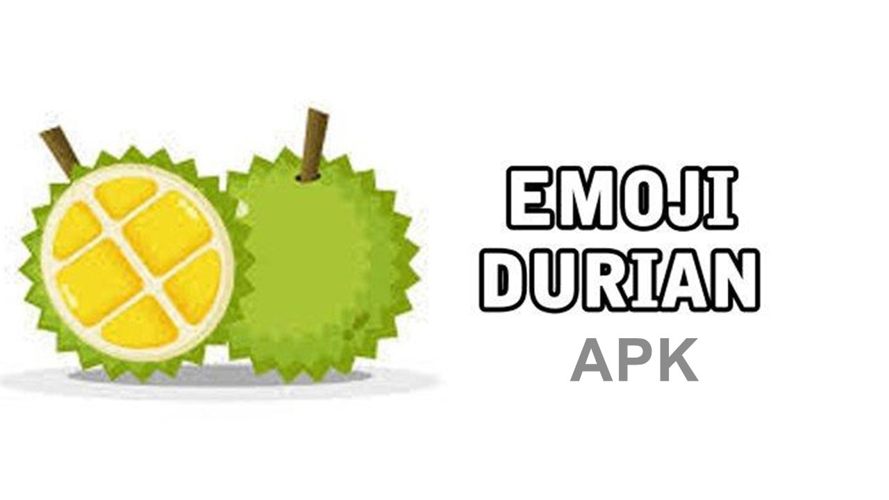 APK Emoji Durian Salin WA & Tiktok, Ini Cara Buat Emoticon Nya